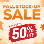 Restock for Fall &ndash; Save Up to 50% Off!