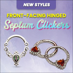 Get Your Bling On: Must-Have New Hinged Septum Clickers